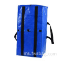 PE Lipat Beg Penyimpanan Berat Besar Besar Bergerak Beg Penyimpanan Kelembapan Kalis Air dengan Zippers Bertetulang